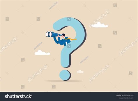 Curiosity Explore Unknown Search Solution New Stock Vector Royalty