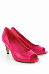 Low Heel Hot Pink Shoes