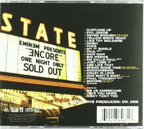 Eminem Album Encore Deluxe Edition
