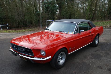 Sold Cali 1967 Ford Mustang Coupe Red Auto V8 Oakwood Classics
