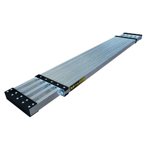 Metaltech 17 Ft Aluminum Telescoping Work Plank With 250 Lb Load