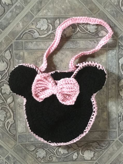 Mickey Mouse Crochet Purse Childrens Kids Crochet Crochet