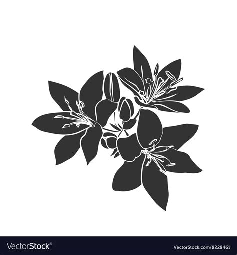 Lily Silhouette SVG