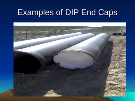 Ductile Iron Pipe End Capping Ppt Powerpoint