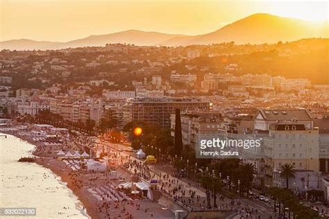 Nice France Sunset Photos And Premium High Res Pictures Getty Images