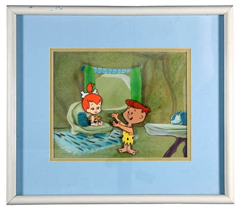 Hake S The Flintstones Production Animation Cel Display