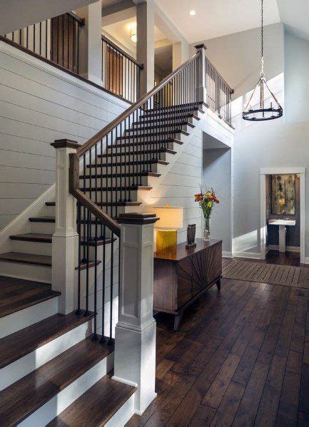 Top 70 Best Stair Railing Ideas Indoor Staircase Designs Rustic