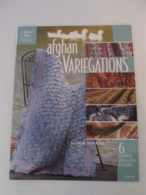Afghan Variegations 6 Crochet Variegated Patterns By Kim Etsy