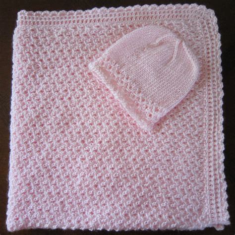 Sea Trail Grandmas Free Knit Pattern Preemie Hat And Blanket Waves