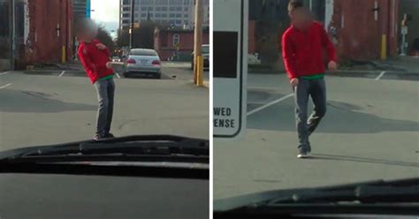 Watch Boozed Up Man Caught On Camera Peeing His Pants In Public