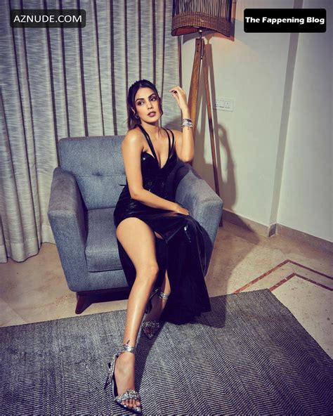 Rhea Chakraborty Sexy Poses Showcasing Her Hot Legs In A Photoshoot Aznude