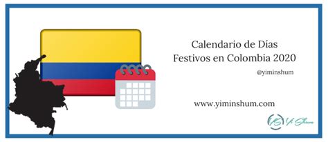 Calendario Dias Festivos Colombia 2020