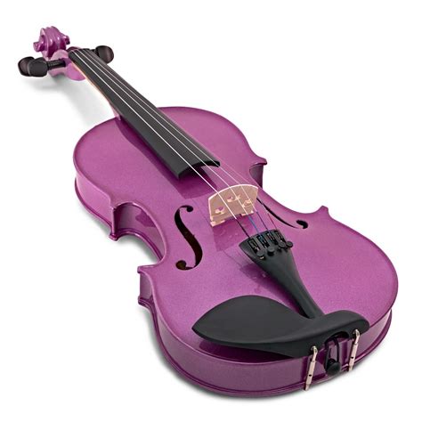 Student 44 Violin By Gear4music Purple Sparkle At Gear4music