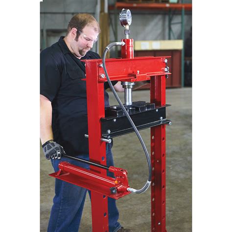 Strongway 20 Ton Hydraulic Shop Press With Gauge Tool Store Plus