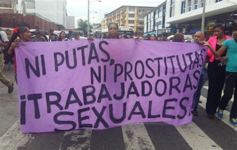 trabajadoras sexuales marcharon para reclamar sus derechos panamá américa