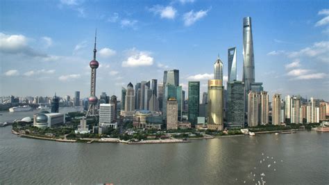 Shanghai Pudong Skyline Dronestagram