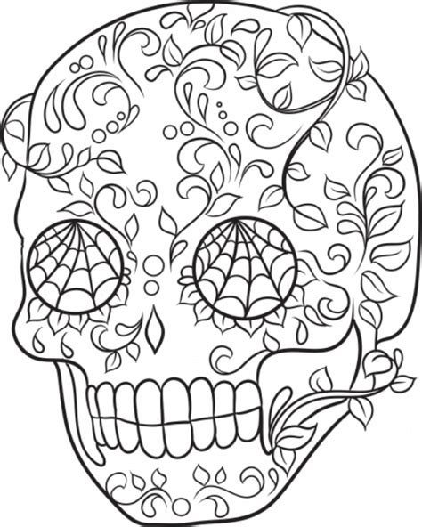 In that vein, here is a collection of abstract coloring pages that you may find amusing. Get This Sugar Skull Coloring Pages Free for Adults 54621