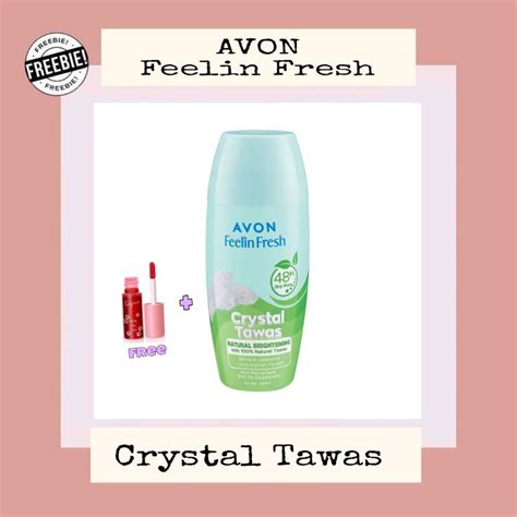 Avon Feelin Fresh Deo Roll On Crystal Tawas 40ml Shopee Philippines