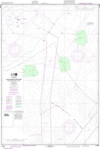 Noaa Chart 11359loop Deepwater Port Louisiana Offshore Oil Port