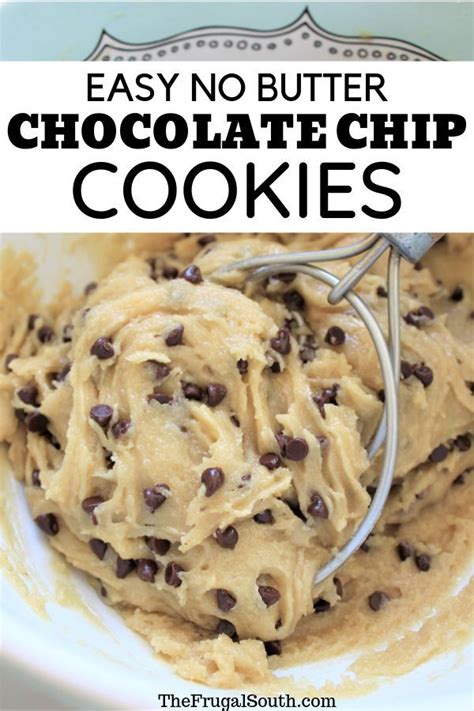 Click For An Easy No Butter Chocolate Chip Cookie Recipe Made With