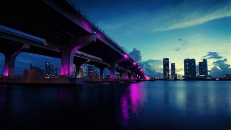 Miami Bridge 1920 × 1080 Wallpapers