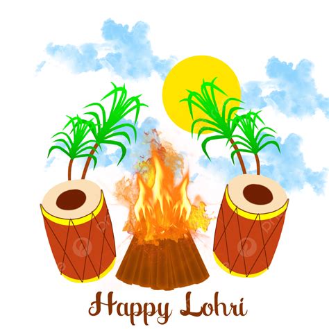 Happy Lohri Punjabi Festival Design Happy Lohri Lohri Lohri Festival