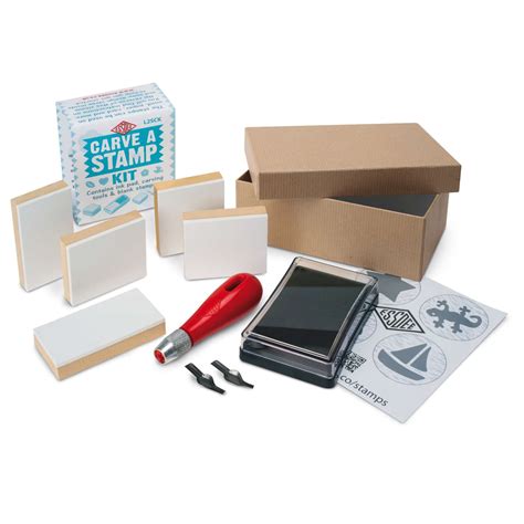 Essdee Carve A Stamp Kit 50000 Art Supplies Your Art Superstore