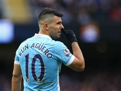 Sergio Aguero Happy To Stay At Manchester City For Rest Of Career The Independent The