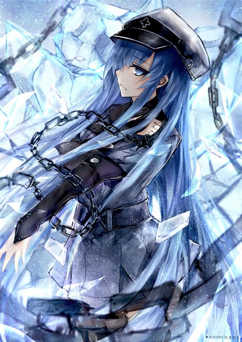 Blue Themed Anime Wallpaper 4k