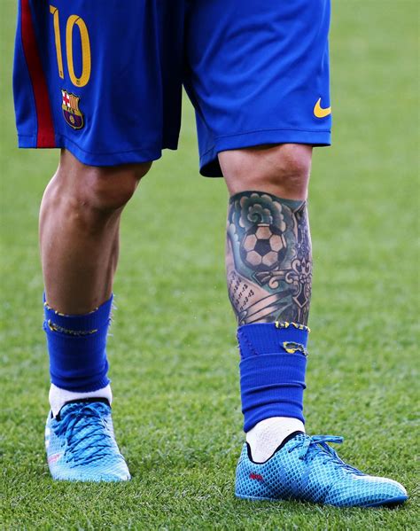 football is my aesthetic | Messi tattoo, Messi leg tattoo, Messi boots