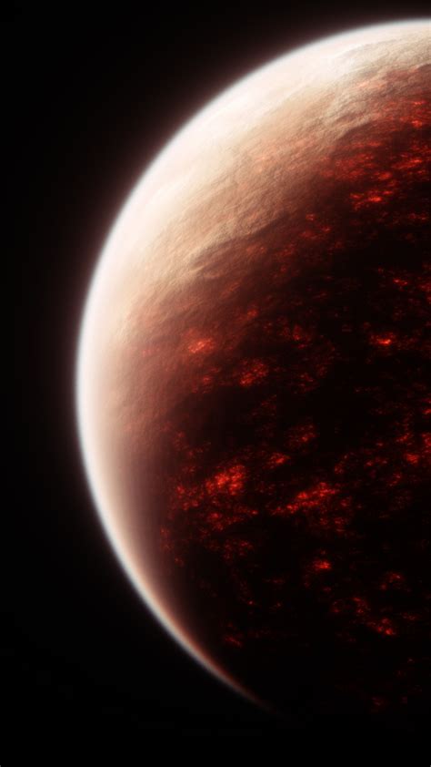 Red Planet Wallpaper 4k Burning Space Exploration Dark Background