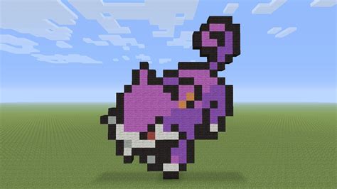 All your favorite pokemon in one place from the first to the eighth generation pixel. Minecraft Pixel Art - Rattata Pokemon #019 - YouTube