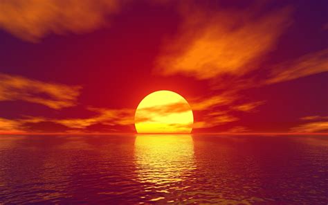 2880x1800 Big Sun Sunset Water Body 4k Macbook Pro Retina Hd 4k