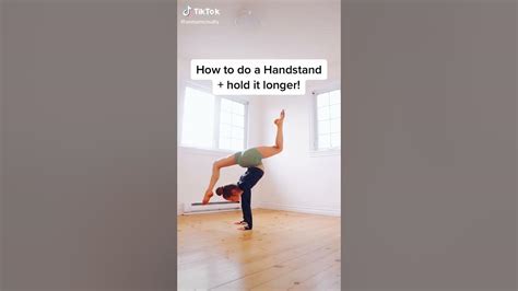 How To Hold Your Handstand Longer Youtube