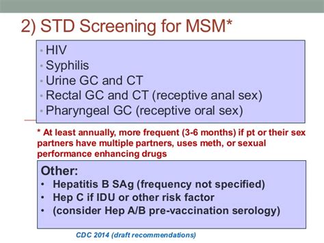 Looking At Certain Sex Groups And How They Are Affected With Stds