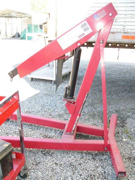 Ex Cell Two Ton Engine Crane Mdl W1000 And 1 Snap On