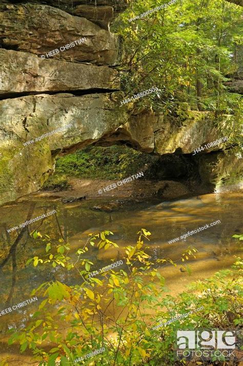 Rocky Arch Creek Under Arch Daniel Boone National Forest The Red River Gorge Geological Area