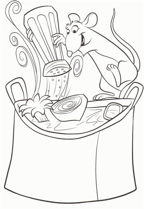 Free Ratatouille Coloring Pages To Download Ratatouille Kids Coloring