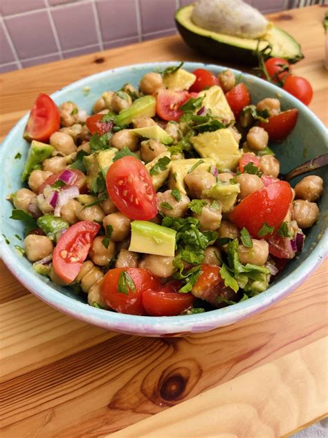 Easy And Delicious Vegan Chickpea Salad Yum Vegan Blog