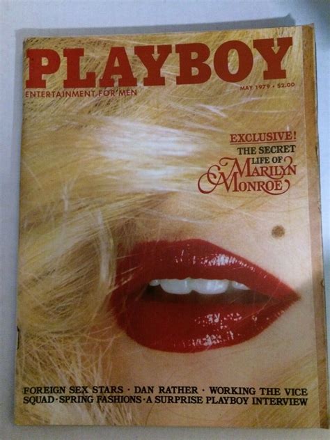 Mavin Playboy Magazine May 1979 Marilyn Monroe Dan Rather
