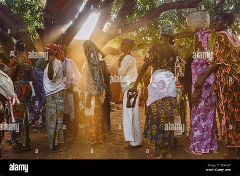 Burkina Faso Bobo Dioulasso Toussiana Scene Of A Traditional African