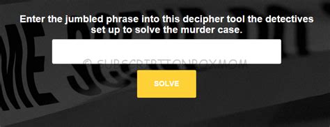 Each box features physical clues that will lead you to the web and back to the real world. Solve-A-Box Review - Puzzle Subscription Box ...