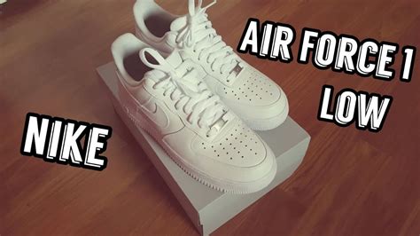 Nike Air Force 1 Low White Won Feet Youtube