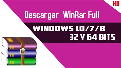 Download winrar 6.00 for windows for free, without any viruses, from uptodown. DESCARGAR WinRAR Full para Windows 【 32 y 64 Bits 】