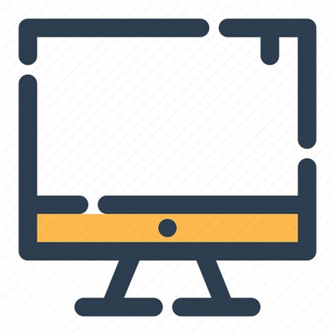 Computer Monitor Pc Screen Technology Icon Download On Iconfinder