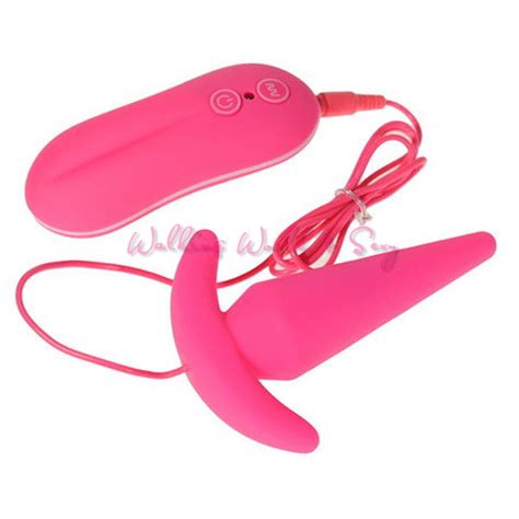Buy Remote Control 10 Mode Pink Silicone Anal Vibrator G Spot Massager Insert