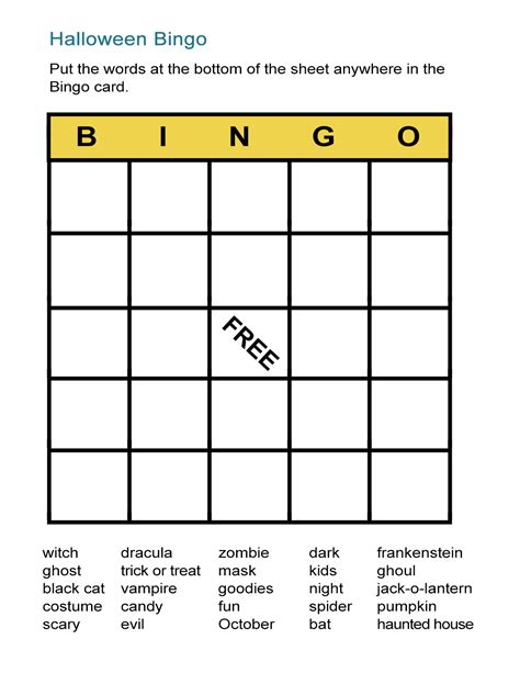It is always fun to get a prize or a treat for a job well done, whether you are the first to finish or the last. Halloween Printable Bingo Cards - ALL ESL