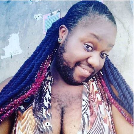 Hairiest Girl In Nigeria Parades Hairy Boobs On Instagram Photos