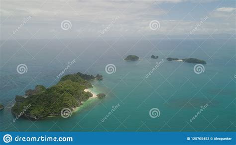 Seascape Of Caramoan Islands Camarines Sur Philippines Stock Image Image Of Luzon Vacation