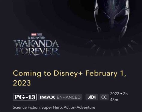 ¡ya Hay Fecha Checa Cuándo Se Estrena Black Panther 2 En Disney